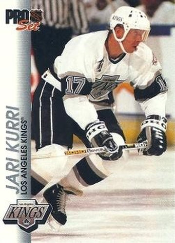 #68 Jari Kurri - Los Angeles Kings - 1992-93 Pro Set Hockey