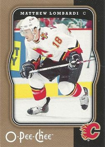 #68 Matthew Lombardi - Calgary Flames - 2007-08 O-Pee-Chee Hockey