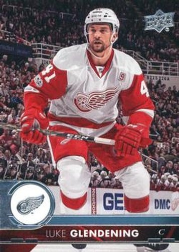 #68 Luke Glendening - Detroit Red Wings - 2017-18 Upper Deck Hockey