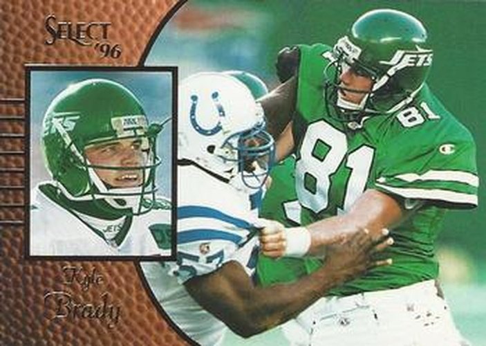 #68 Kyle Brady - New York Jets - 1996 Select Football