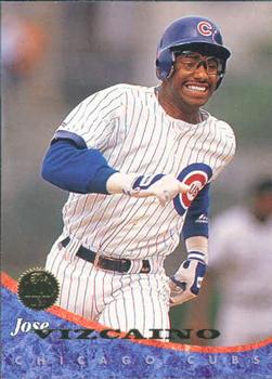 #68 Jose Vizcaino - Chicago Cubs - 1994 Leaf Baseball