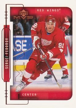 #68 Sergei Fedorov - Detroit Red Wings - 1999-00 Upper Deck MVP Hockey