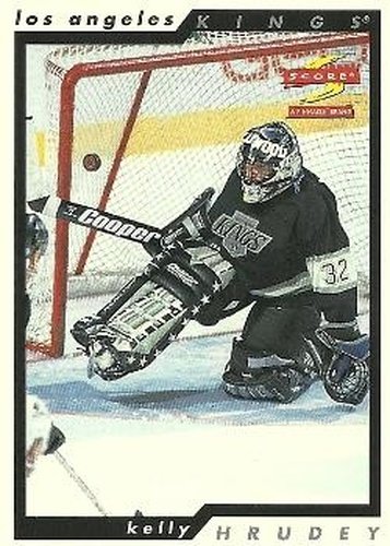 #68 Kelly Hrudey - Los Angeles Kings - 1996-97 Score Hockey