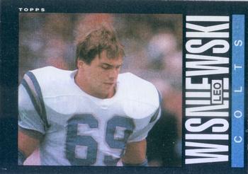 #268 Leo Wisniewski - Indianapolis Colts - 1985 Topps Football