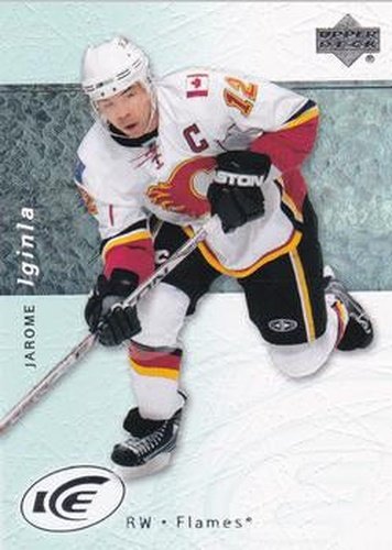 #68 Jarome Iginla - Calgary Flames - 2007-08 Upper Deck Ice Hockey