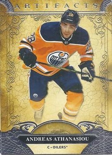 #68 Andreas Athanasiou - Edmonton Oilers - 2020-21 Upper Deck Artifacts Hockey