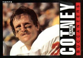 #168 Mark Cotney - Tampa Bay Buccaneers - 1985 Topps Football