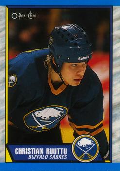 #68 Christian Ruuttu - Buffalo Sabres - 1989-90 O-Pee-Chee Hockey