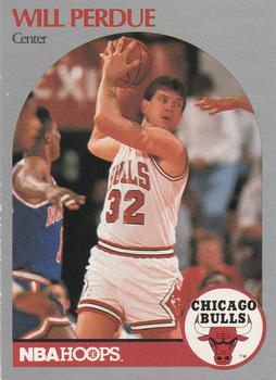 #68 Will Perdue - Chicago Bulls - 1990-91 Hoops Basketball