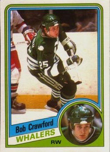 #68 Bob Crawford - Hartford Whalers - 1984-85 O-Pee-Chee Hockey