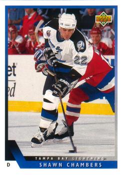 #68 Shawn Chambers - Tampa Bay Lightning - 1993-94 Upper Deck Hockey