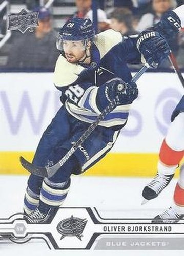 #68 Oliver Bjorkstrand - Columbus Blue Jackets - 2019-20 Upper Deck Hockey