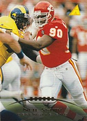 #68 Neil Smith - Kansas City Chiefs - 1995 Pinnacle Football