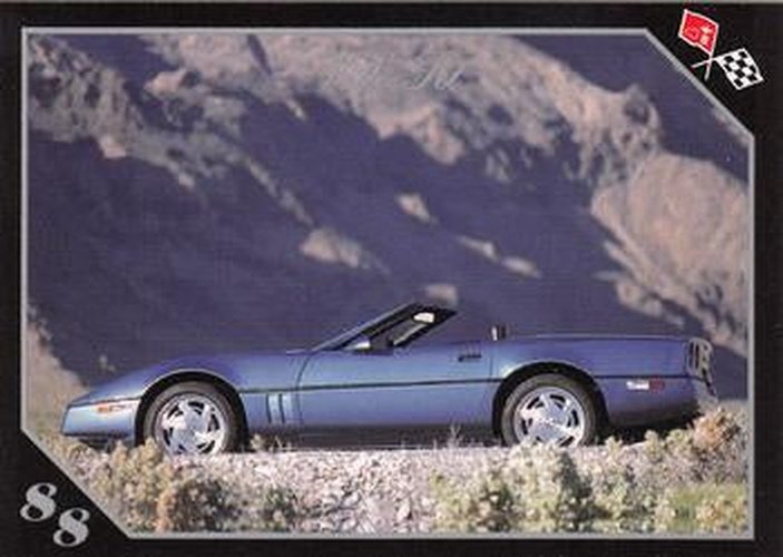 #68 1988 Corvette Convertible - 1991 Collect-A-Card Vette Set