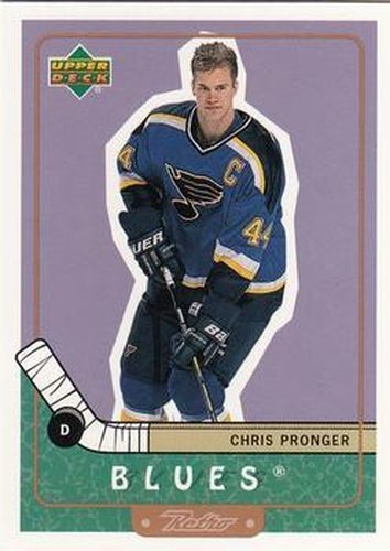 #68 Chris Pronger - St. Louis Blues - 1999-00 Upper Deck Retro Hockey