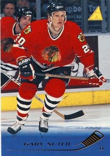 #68 Gary Suter - Chicago Blackhawks - 1995-96 Pinnacle Hockey