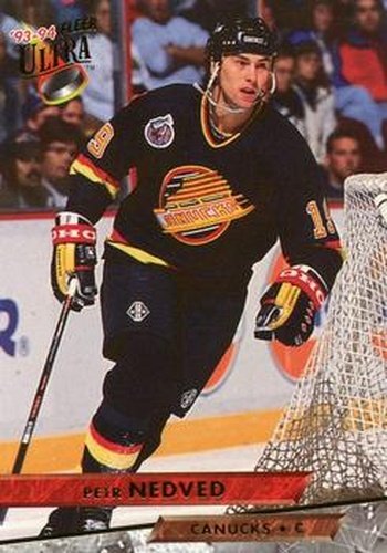 #68 Petr Nedved - Vancouver Canucks - 1993-94 Ultra Hockey