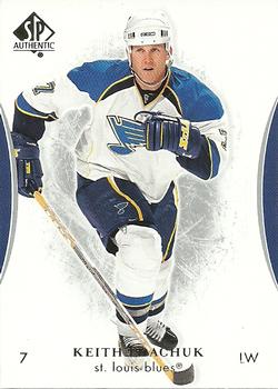 #68 Keith Tkachuk - St. Louis Blues - 2007-08 SP Authentic Hockey