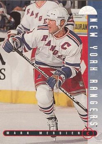 #68 Mark Messier - New York Rangers - 1995-96 Leaf Hockey