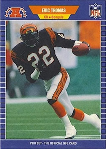 #68 Eric Thomas - Cincinnati Bengals - 1989 Pro Set Football