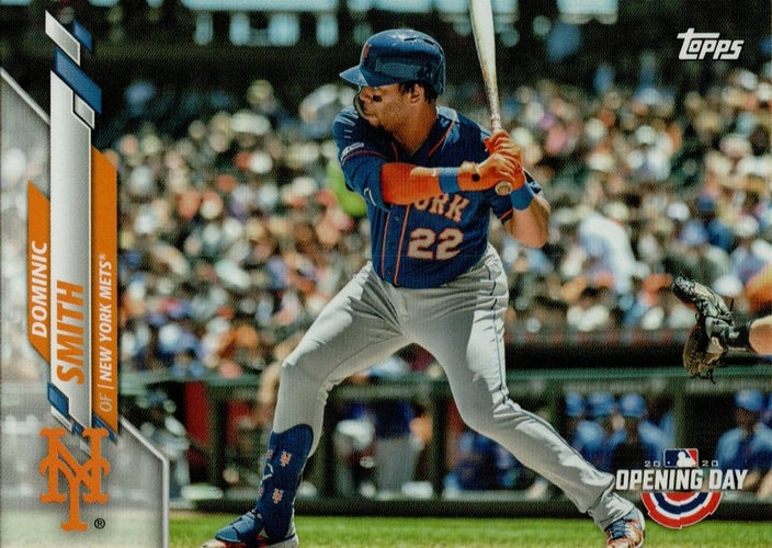 #68 Dominic Smith - New York Mets - 2020 Topps Opening Day Baseball