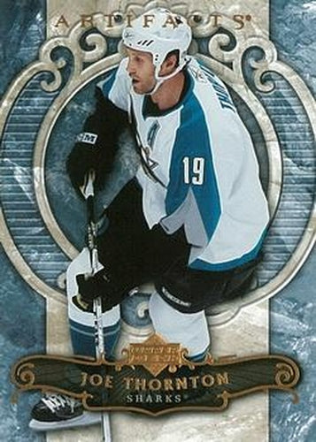 #68 Joe Thornton - San Jose Sharks - 2007-08 Upper Deck Artifacts Hockey