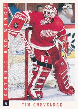 #68 Tim Cheveldae - Detroit Red Wings - 1993-94 Score Canadian Hockey