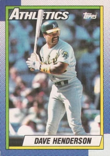 #68 Dave Henderson - Oakland Athletics - 1990 Topps Baseball