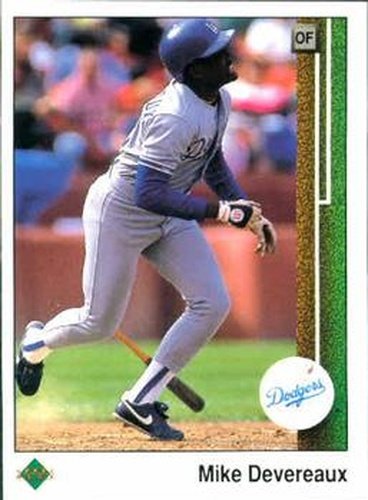 #68 Mike Devereaux - Los Angeles Dodgers - 1989 Upper Deck Baseball