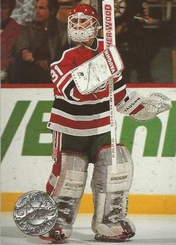 #68 Chris Terreri - New Jersey Devils - 1991-92 Pro Set Platinum Hockey