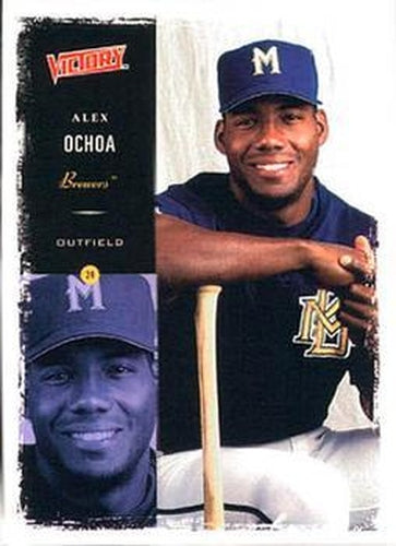 #68 Alex Ochoa - Milwaukee Brewers - 2000 Upper Deck Victory Baseball