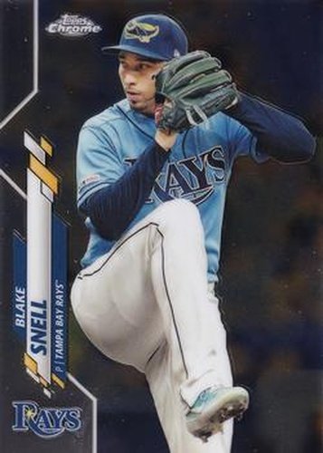 #68 Blake Snell - Tampa Bay Rays - 2020 Topps Chrome Baseball