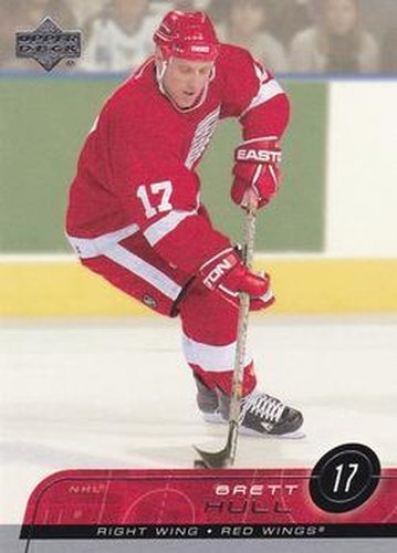 #68 Brett Hull - Detroit Red Wings - 2002-03 Upper Deck Hockey