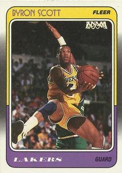 #68 Byron Scott - Los Angeles Lakers - 1988-89 Fleer Basketball