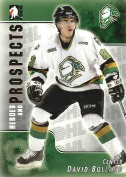 #68 Dave Bolland - London Knights - 2004-05 In The Game Heroes and Prospects Hockey