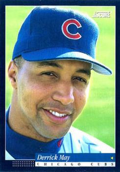 #68 Derrick May - Chicago Cubs -1994 Score Baseball