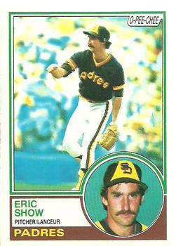 #68 Eric Show - San Diego Padres - 1983 O-Pee-Chee Baseball