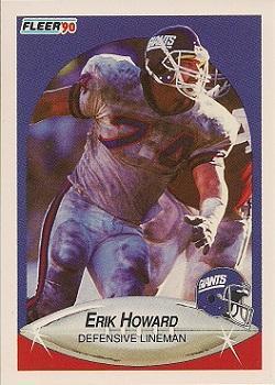 #68 Erik Howard - New York Giants - 1990 Fleer Football