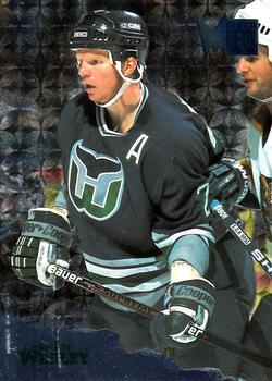 #68 Glen Wesley - Hartford Whalers - 1995-96 Metal Hockey