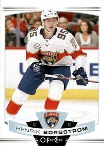 #68 Henrik Borgstrom - Florida Panthers - 2019-20 O-Pee-Chee Hockey