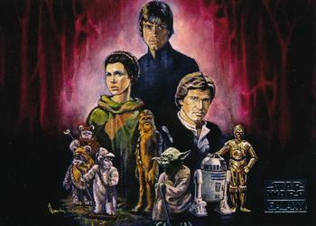 #68 Heroes Towards Endor - 2018 Topps Star Wars Galaxy 8
