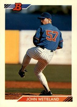 #68 John Wetteland - Montreal Expos - 1992 Bowman Baseball