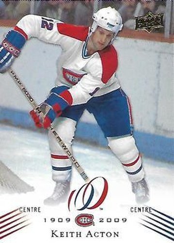 #68 Keith Acton - Montreal Canadiens - 2008-09 Upper Deck Montreal Canadiens Centennial Hockey