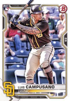 #68 Luis Campusano - San Diego Padres - 2021 Bowman Baseball