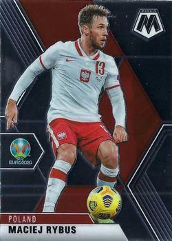 #68 Maciej Rybus - Poland - 2021 Panini Mosaic UEFA EURO Soccer