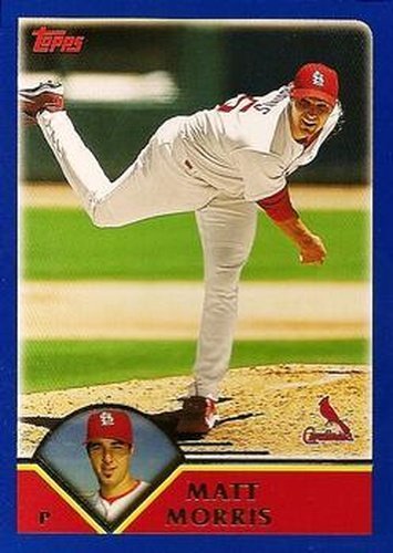 #68 Matt Morris - St. Louis Cardinals - 2003 Topps Baseball