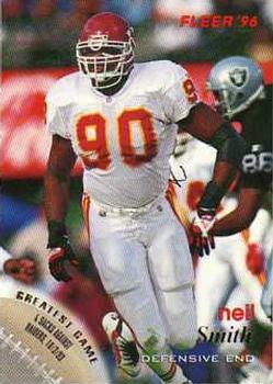 #68 Neil Smith - Kansas City Chiefs - 1996 Fleer Football