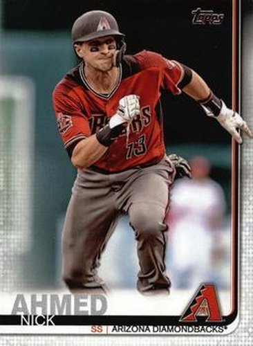 #68 Nick Ahmed - Arizona Diamondbacks - 2019 Topps Baseball