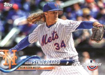 #68 Noah Syndergaard - New York Mets - 2018 Topps Opening Day Baseball