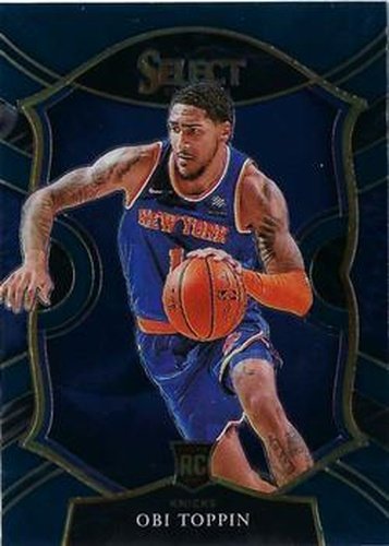 #68 Obi Toppin - New York Knicks - 2020-21 Panini Select Basketball